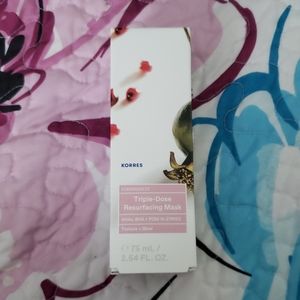 Korres triple dose resurfacing mask